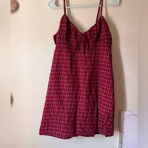 **Flannel baby doll Dress**